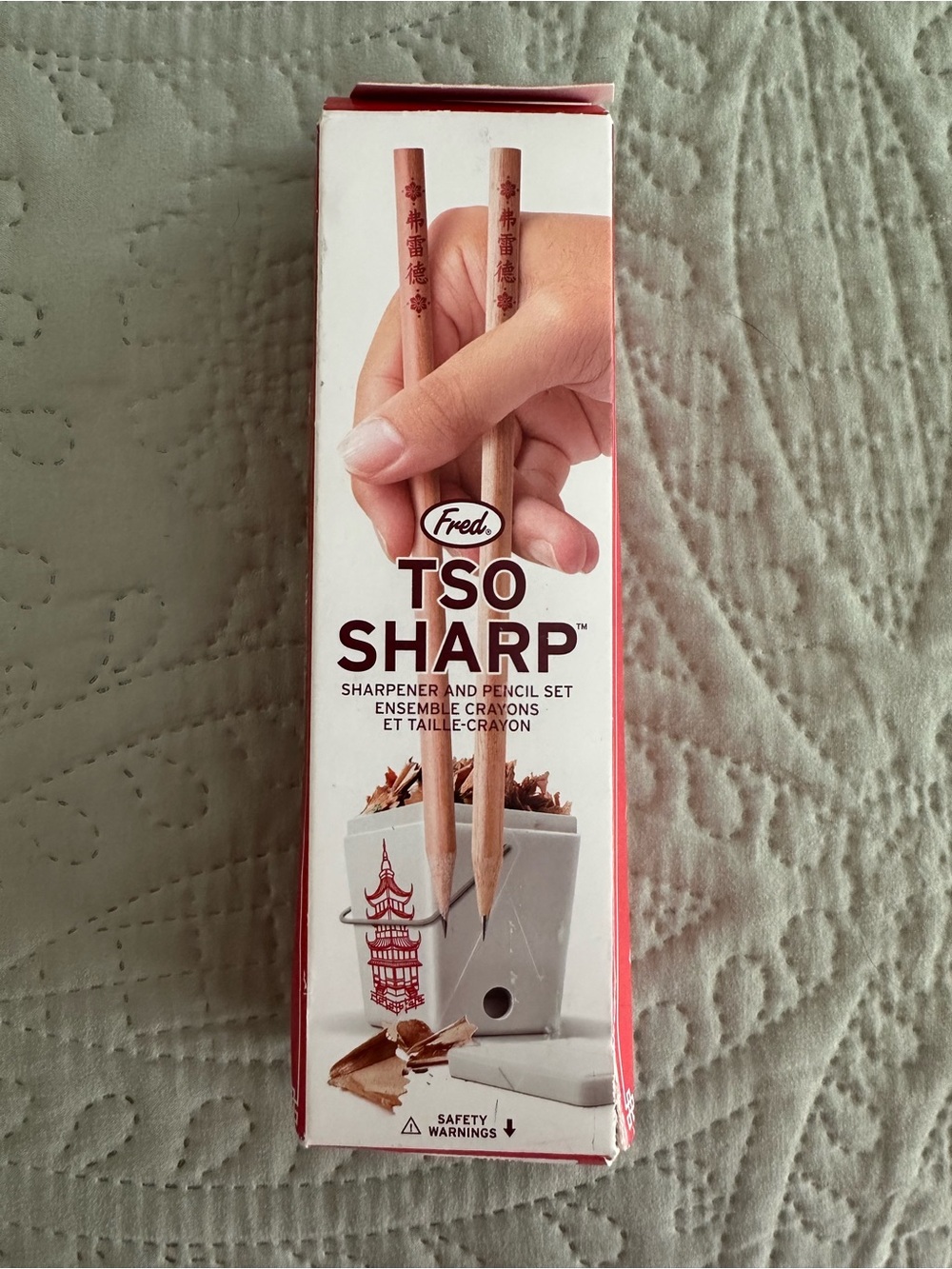 TSO Sharp Chinese Take Out Sharpener & Chop Stick Pendils